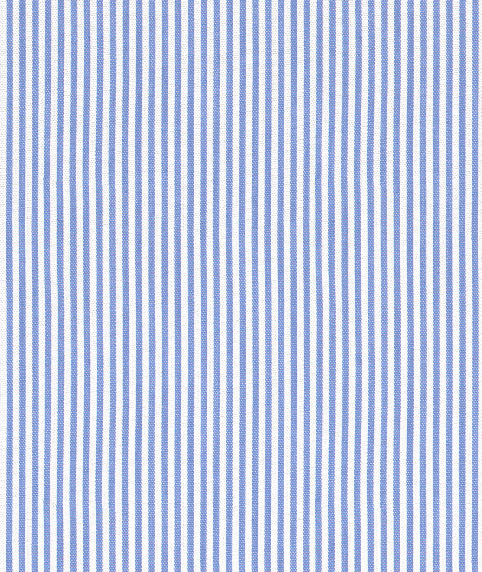 Micro-rayure bleu clair en Popeline de Coton