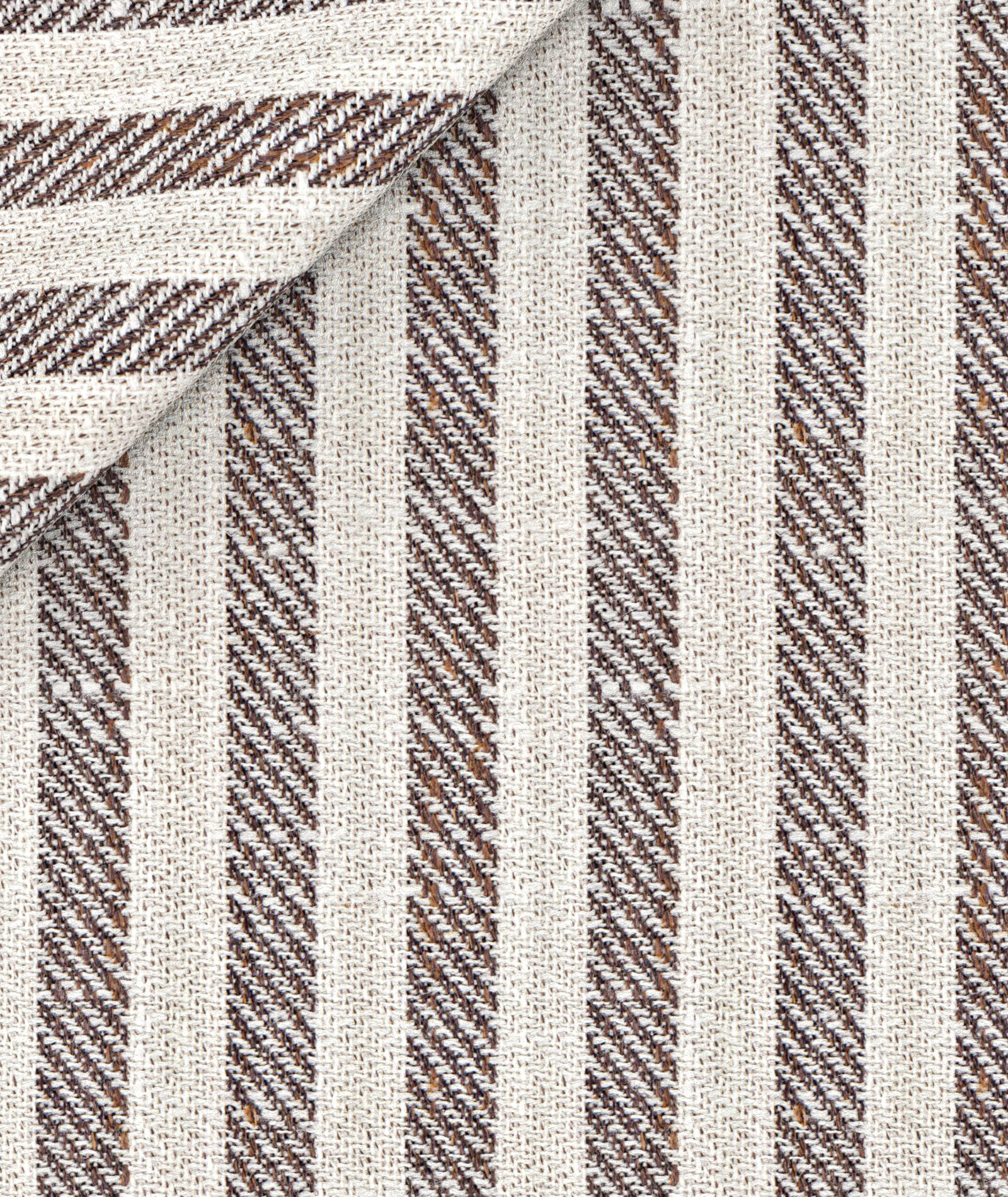 marron beige raye