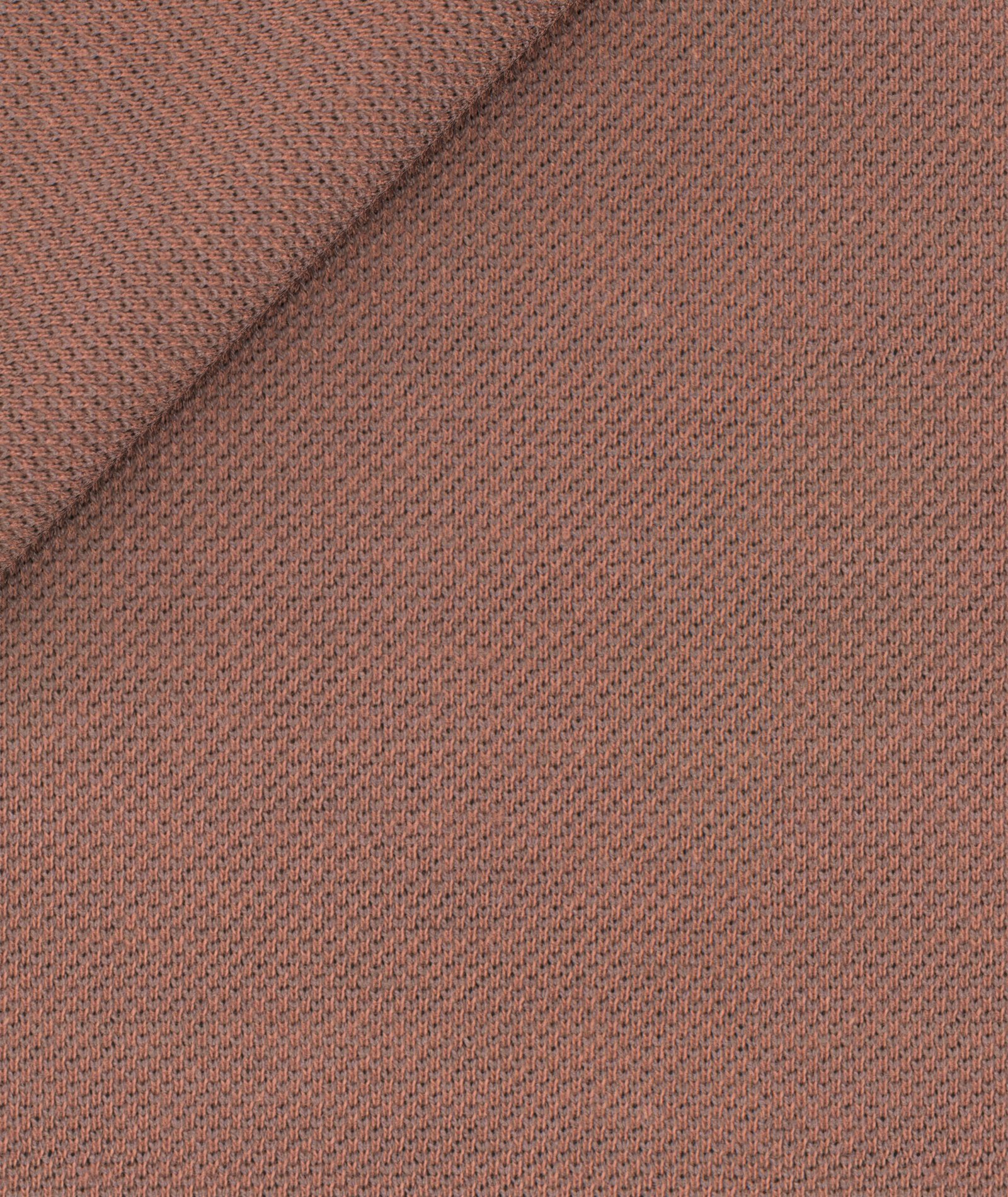 marrone in piquet di cotone