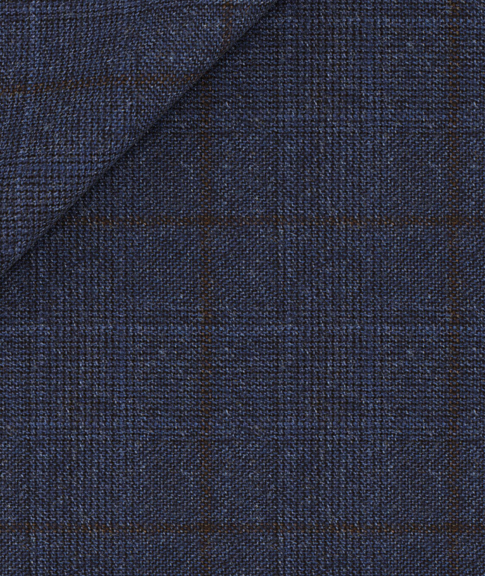 blue prince of wales brushed flannel