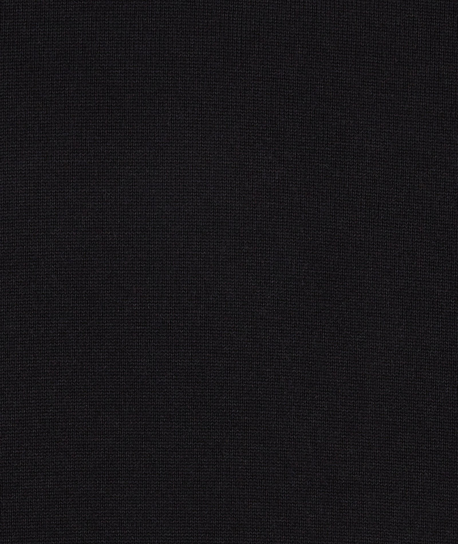 black woollen knit polo