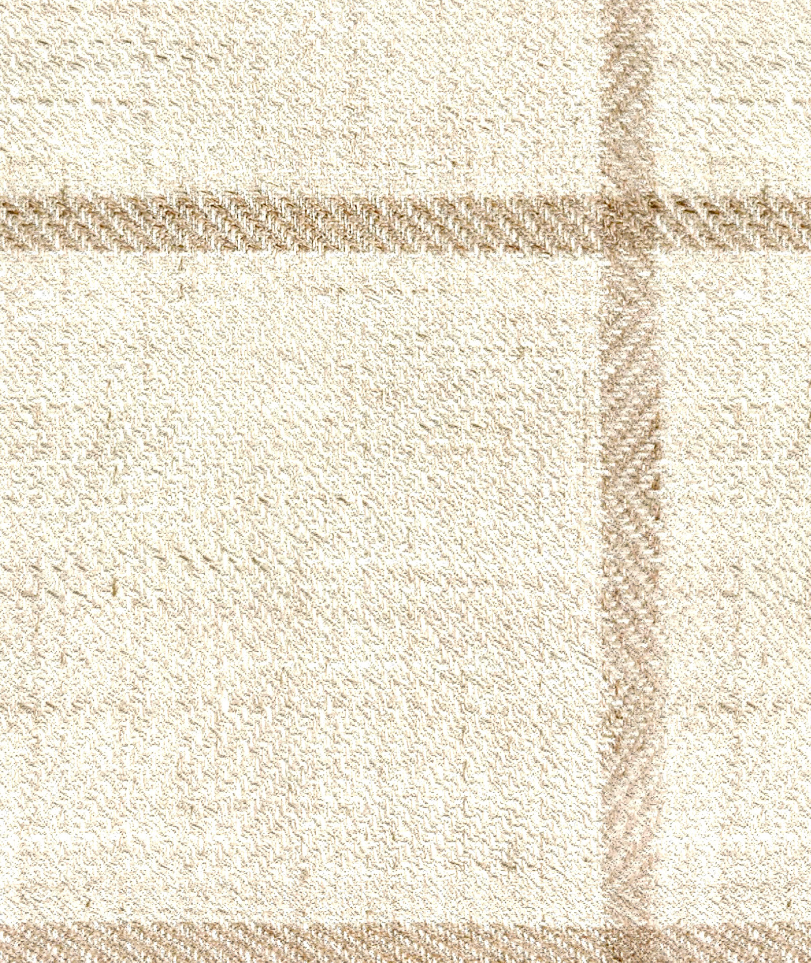 lino-lana a quadri beige