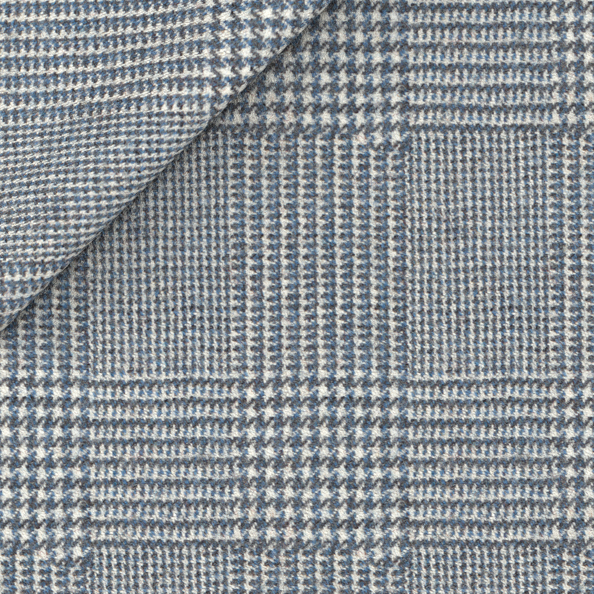 Prince de galles blanc bleu clair