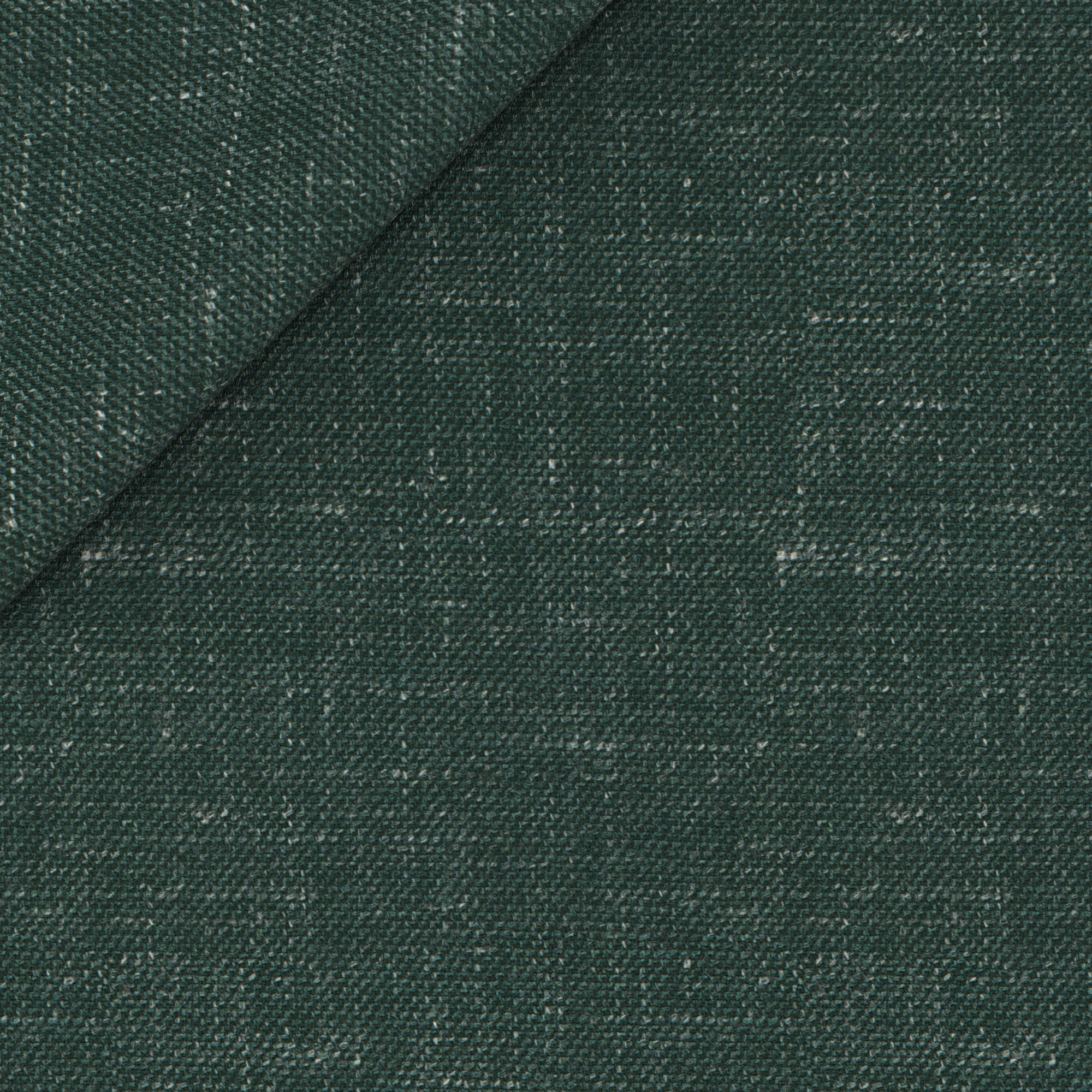 forest green wool-silk-linen