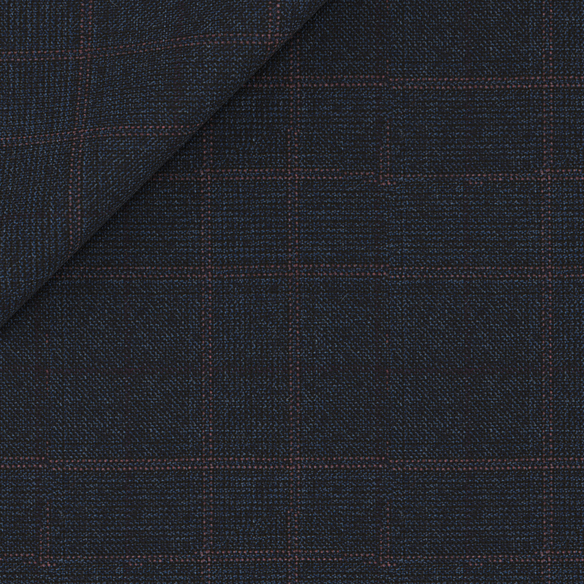 lana super 170s a cuadros azul y roja