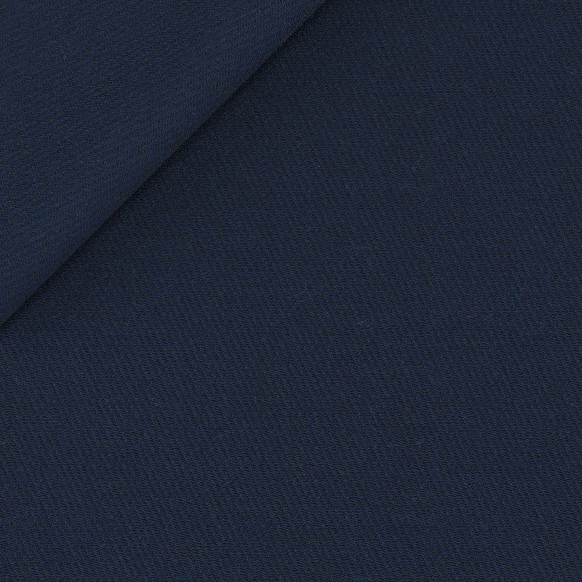 sergé de coton stretch bleu marine