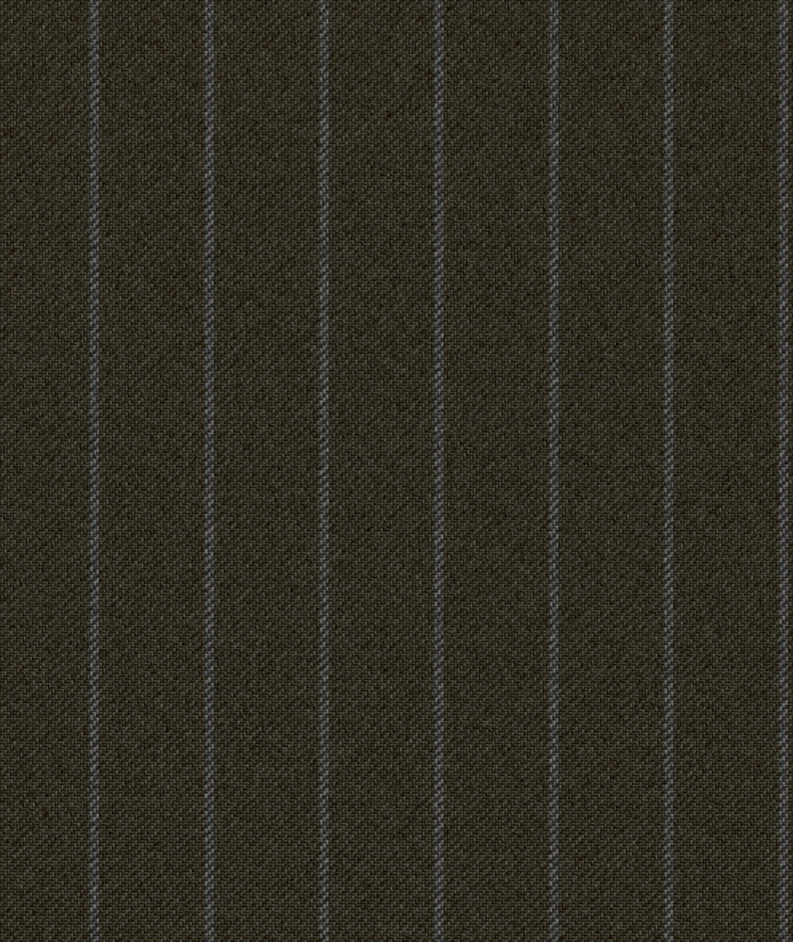 Grigio mélange in twill di lana gessato