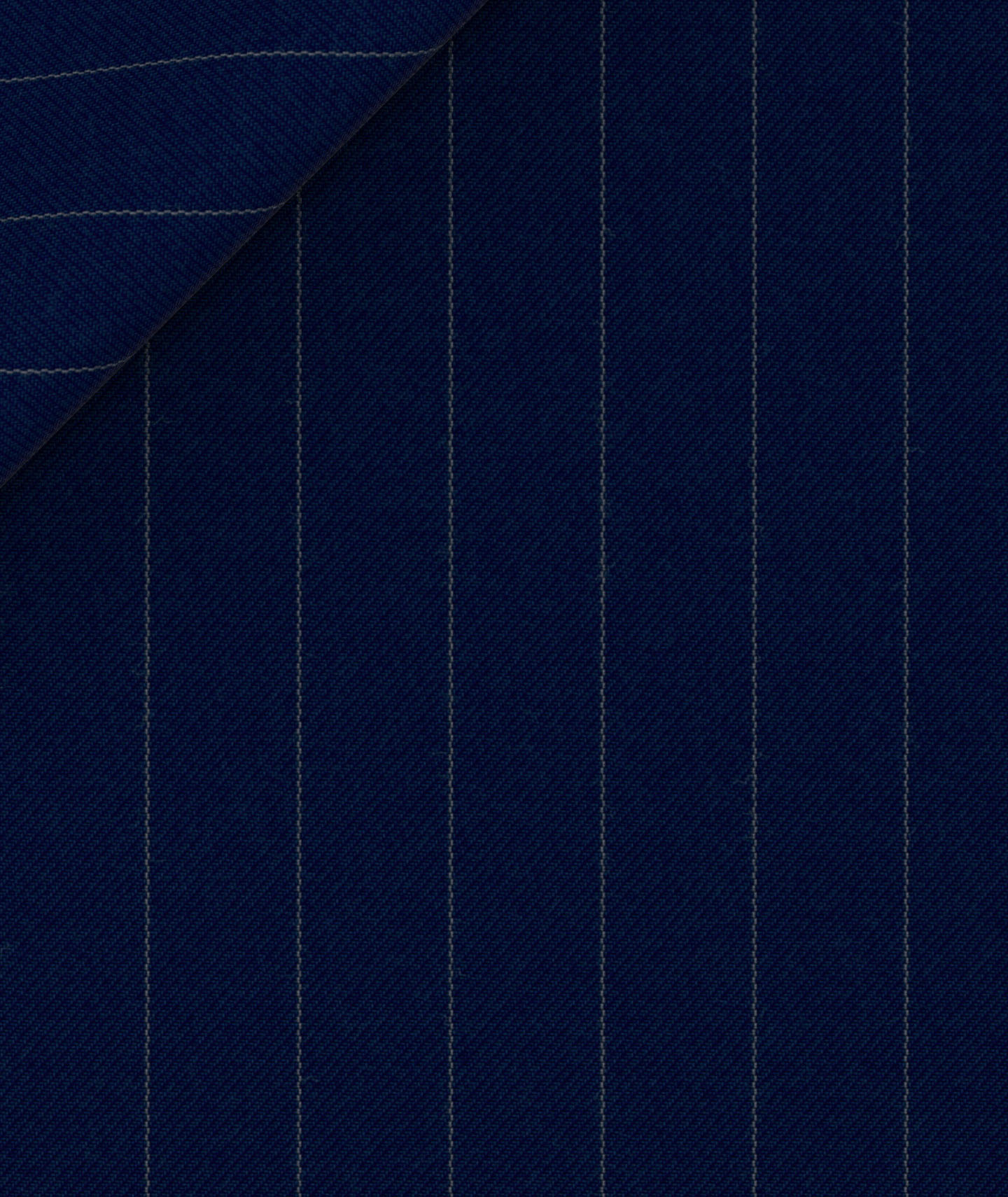 Blue wool pinstripe