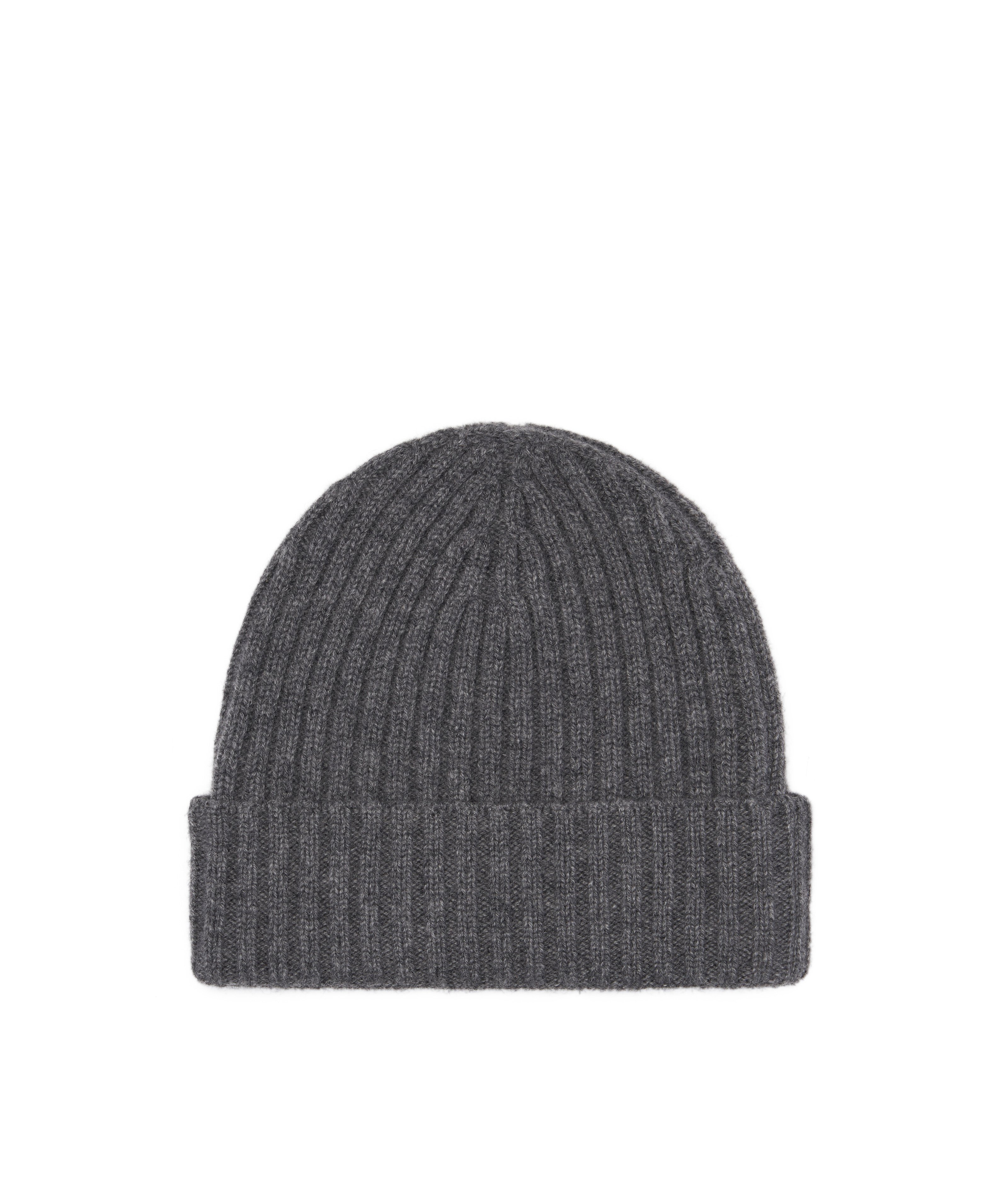 Grey cashmere beanie